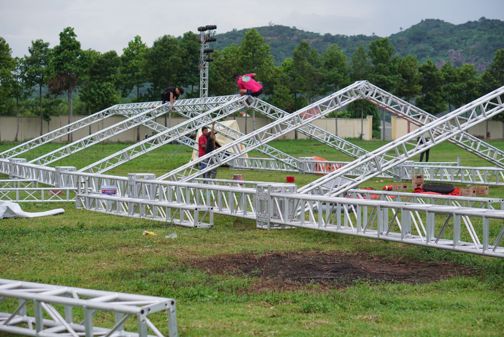 Setup nhà bạt di động nhôm Setup nhà bạt di động nhôm