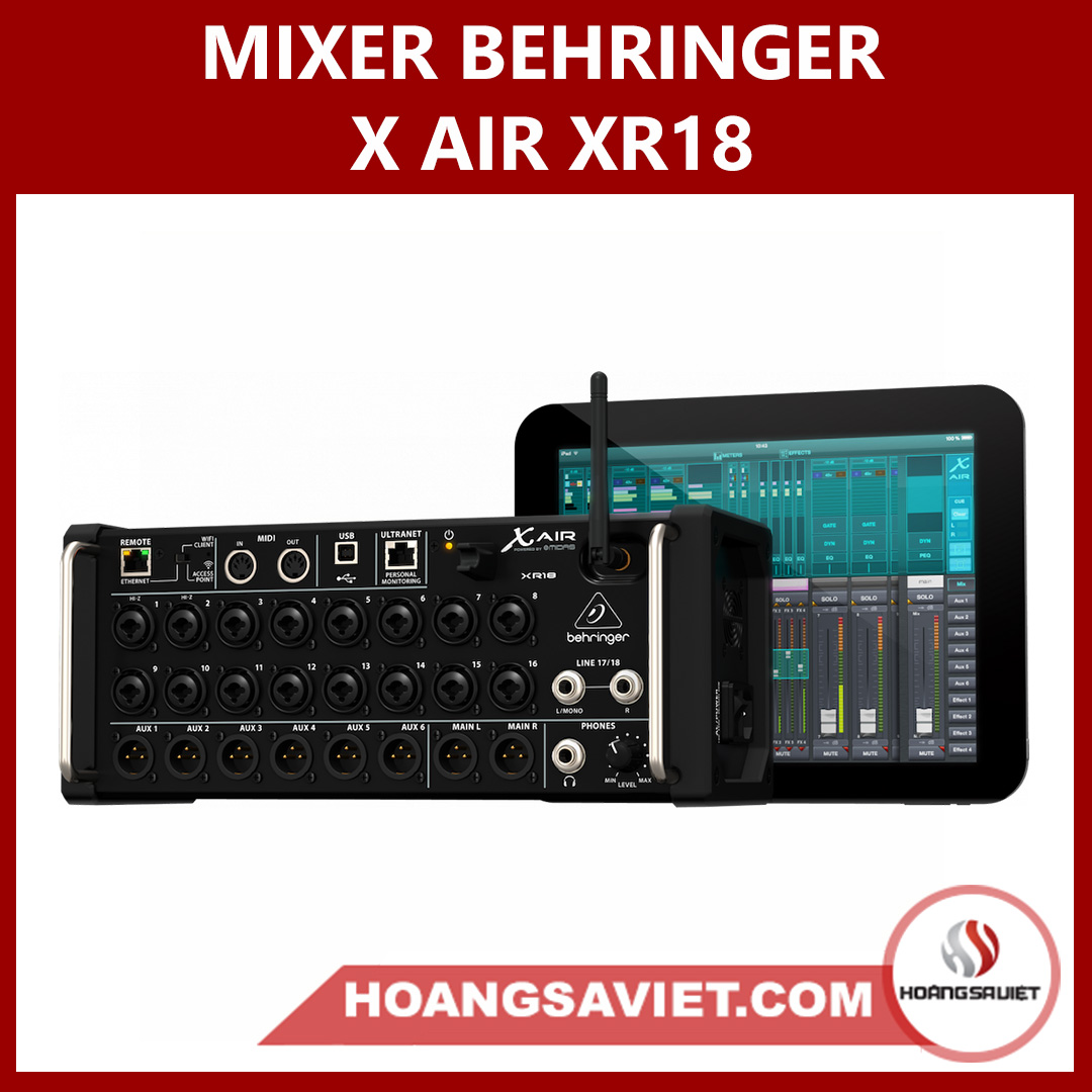 Mixer Behringer X AIR XR18