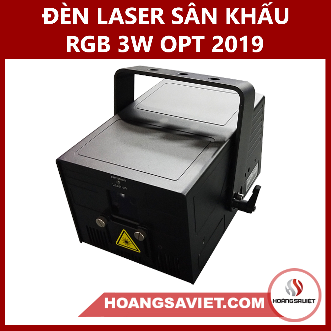 Đèn Laser Sân Khấu RGB 3W OPT 2019 (Laze)