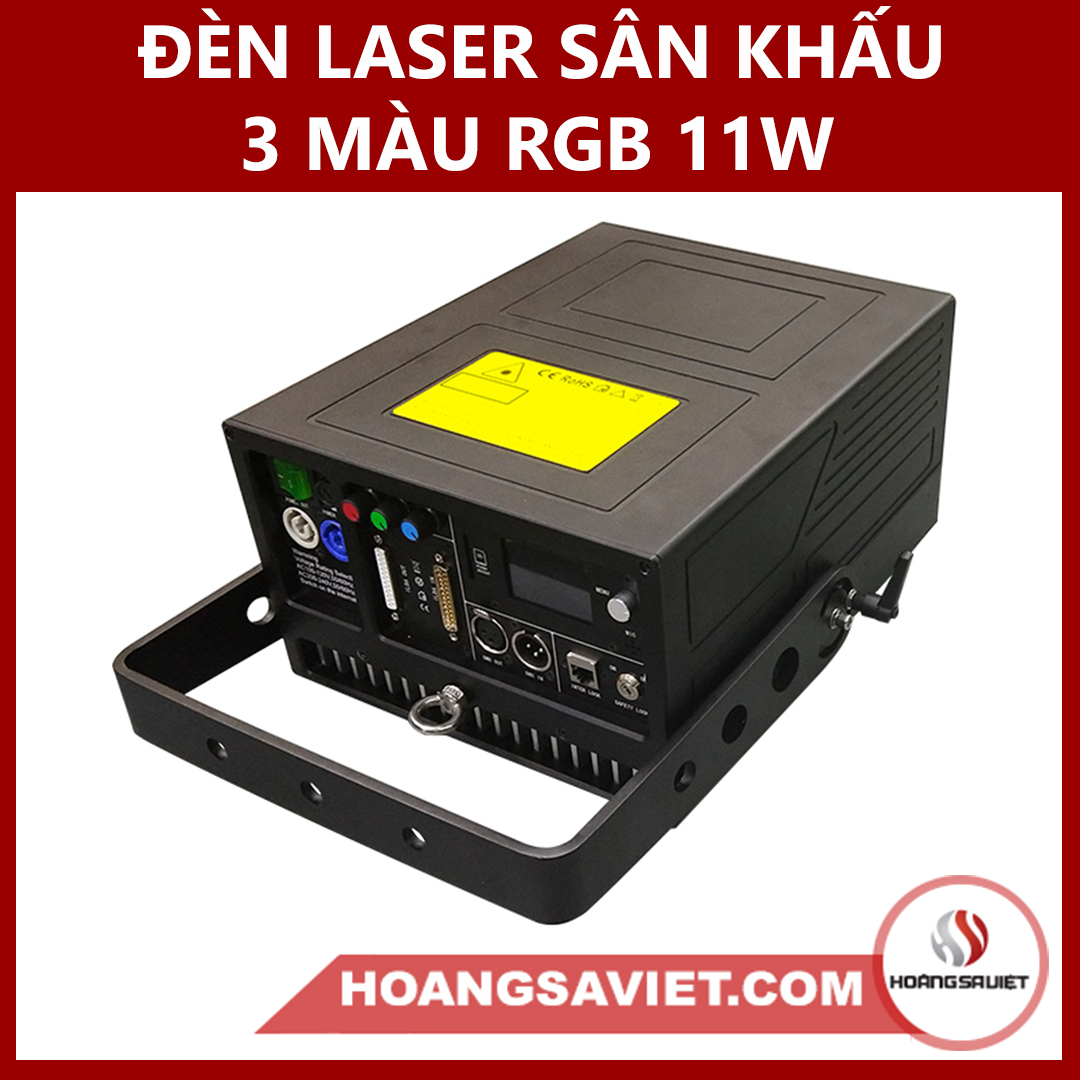 Đèn Laser Sân Khấu 3 Màu RGB 11W (Laze)