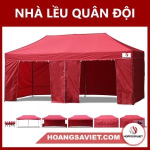 军用帐篷房 3Mx6M - 带篷布环绕
