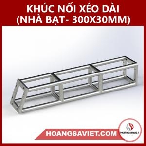 Khúc Nối Xéo Dài Nhà Bạt Sự Kiện 300x300mm NX3030BP_Dài