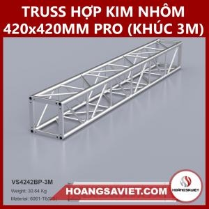 Khung Truss Hợp Kim Nhôm 420X420mm (Khúc 3M) VS4242BP_3M Pro