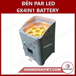 Đèn Par Led 6X4IN1 Battery SỬ DỤNG PIN