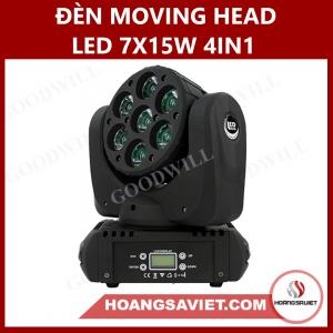 Đèn Moving Head Led 7X15W 4IN1 Đèn Moving Head Led 7X15W 4IN1