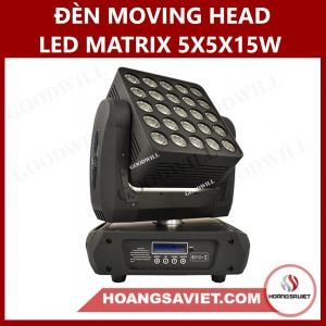 Đèn Moving Head Led Matrix 5X5X15W