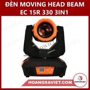 Đèn Moving Head Beam EC 15R 330 3IN1 MÀU VÀNG ĐEN
