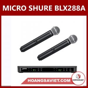 Micro Shure BLX288A/SM58