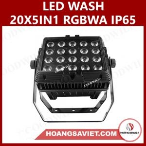 Đèn LED 300W Studio Wash Light - LED WASH 20X5IN1 RGBWA IP65