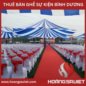 Cho Thuê Bàn Ghế Sự Kiện Giá Rẻ Tại Bình Dương
