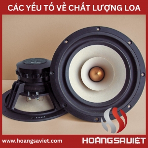 Các Yếu Tố Ảnh Hưởng Đến Chất Lượng Của Loa