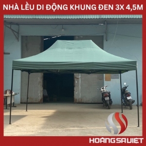 Nhà Lều Di Động Khung Lục Giác Mái Xanh Lá 3X4,5M Nhà Lều Di Động Khung Lục Giác Mái Xanh Lá 3X4,5M