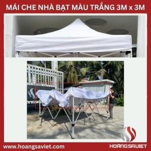 Mái Che Nhà Bạt Di Động Trắng 3M X3M (Không Bao Gồm Khung) Mái Che Nhà Bạt Di Động Trắng 3M X3M (Không Bao Gồm Khung)