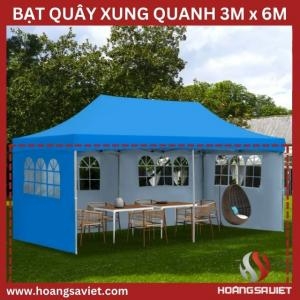 Bạt Quây Nhà Lều Di Động 3*6M