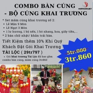 Combo Bàn Cúng, Bộ Cúng Khai Trương