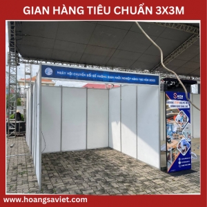 Gian Hàng Tiêu Chuẩn Không Mái Che 3Mx3M Gian Hàng Tiêu Chuẩn Không Mái Che 3Mx3M
