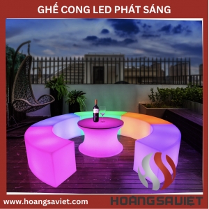 Selling and Renting Curved Led Glowing Chairs Selling and Renting Curved Led Glowing Chairs