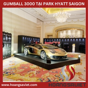 Park Hyatt Saigon Đón Tiếp Dàn Siêu Xe Gumball 3000