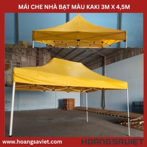 Mái Che Nhà Bạt Di Động Vàng 3M X4,5M (Không Bao Gồm Khung) Mái Che Nhà Bạt Di Động Vàng 3M X4,5M (Không Bao Gồm Khung)