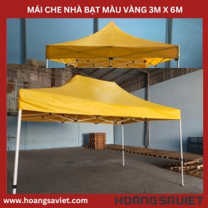 Mái Che Nhà Bạt Di Động Vàng 3Mx6M (Không Bao Gồm Khung) Mái Che Nhà Bạt Di Động Vàng 3Mx6M (Không Bao Gồm Khung)