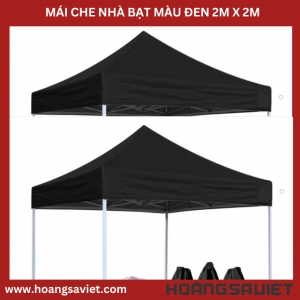 Mái Che Nhà Bạt Di Động Đen 2M X2M (Không Bao Gồm Khung) Mái Che Nhà Bạt Di Động Đen 2M X2M (Không Bao Gồm Khung)