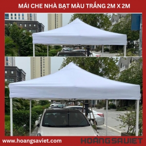 Mái Che Nhà Bạt Di Động Trắng 2M X2M (Không Bao Gồm Khung) Mái Che Nhà Bạt Di Động Trắng 2M X2M (Không Bao Gồm Khung)