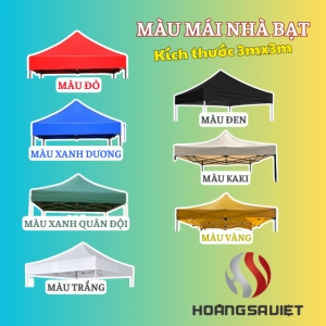 Mái Che Nhà Bạt Di Động Cao Cấp 3Mx3M