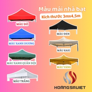 Mái Che Nhà Bạt Di Động Cao Cấp 3Mx4,5M Mái Che Nhà Bạt Di Động Cao Cấp 3Mx4,5M