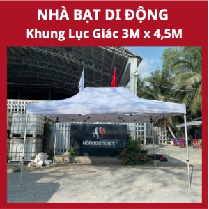 (Hexgon) Nhà Lều Di Động 3Mx4.5M