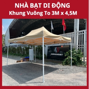 (Large Frame) Combo of Tarpaulin Roof and Large Frame Tent House 3X4.5M